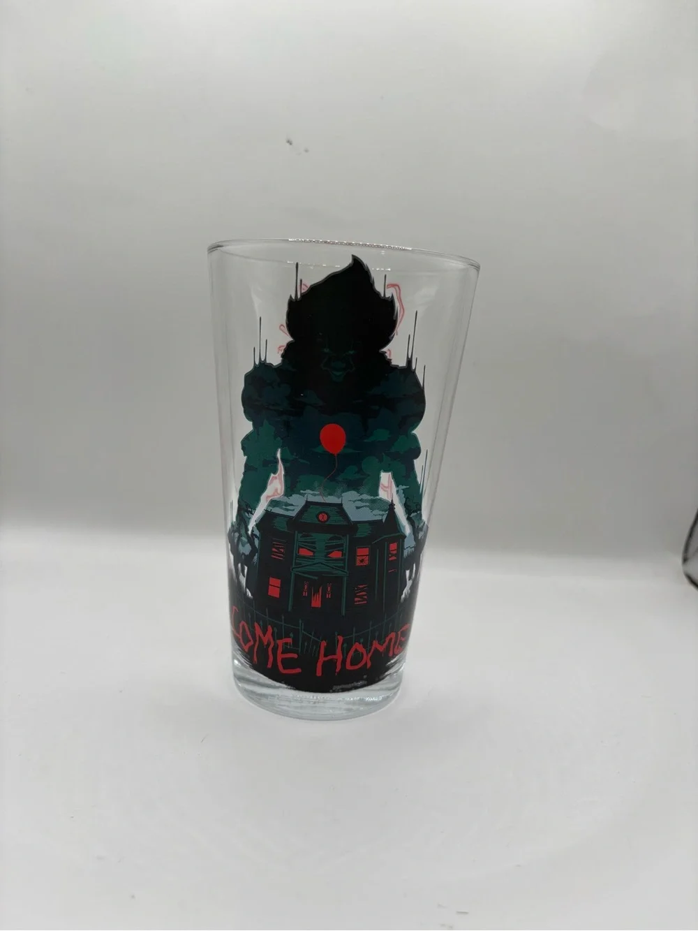 Official IT Chapter Two 16 oz glass tumbler by Silver Buffalo.